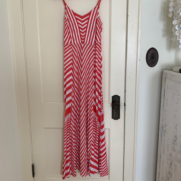 Striped Anthropologie Maxi Dress - Picture 1 of 3